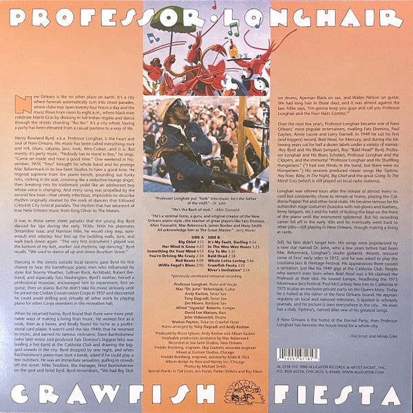 Professor Longhair : Crawfish Fiesta (LP,Album,Reissue,Remastered)