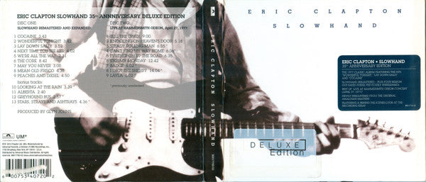 Eric Clapton : Slowhand (2xCD, Album, RE, RM, 35t)