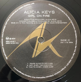 Alicia Keys : Girl On Fire (LP,Album)