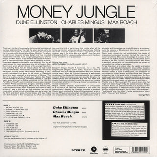 Duke Ellington • Charles Mingus • Max Roach : Money Jungle (LP,Album,Reissue,Stereo,Remastered,Limited Edition)