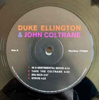 Duke Ellington & John Coltrane : Duke Ellington & John Coltrane (LP,Album,Limited Edition,Reissue,Remastered)