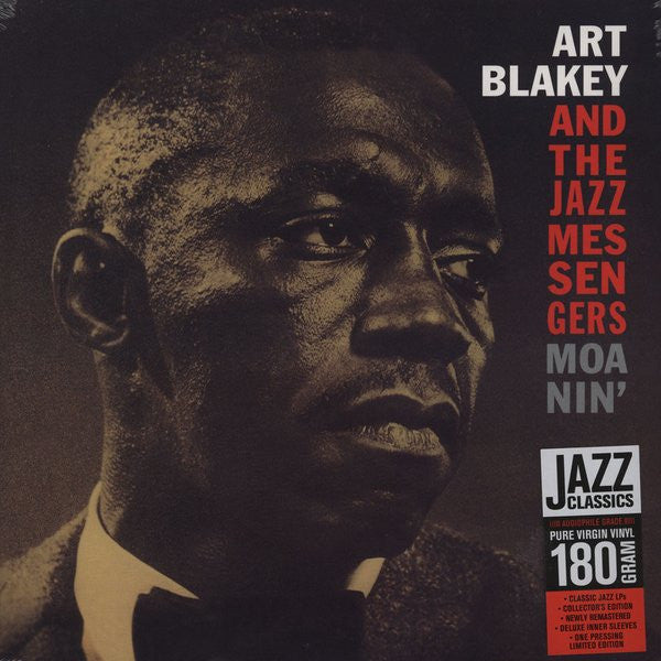 Art Blakey & The Jazz Messengers : Moanin' (LP,Album,Stereo,Limited Edition,Reissue,Remastered)