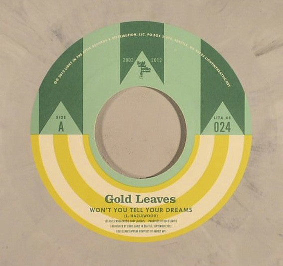 Gold Leaves Cover Lee Hazlewood : Won't You Tell Your Dreams (7", Single, Ltd, Gra)