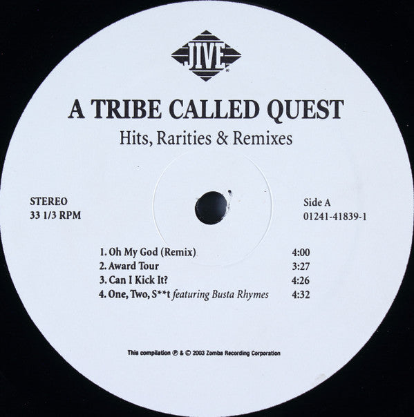 A Tribe Called Quest : Hits, Rarities & Remixes (LP,Compilation,Stereo)