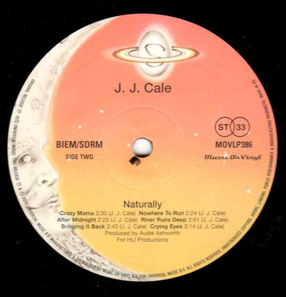 J.J. Cale : Naturally (LP,Album,Reissue)