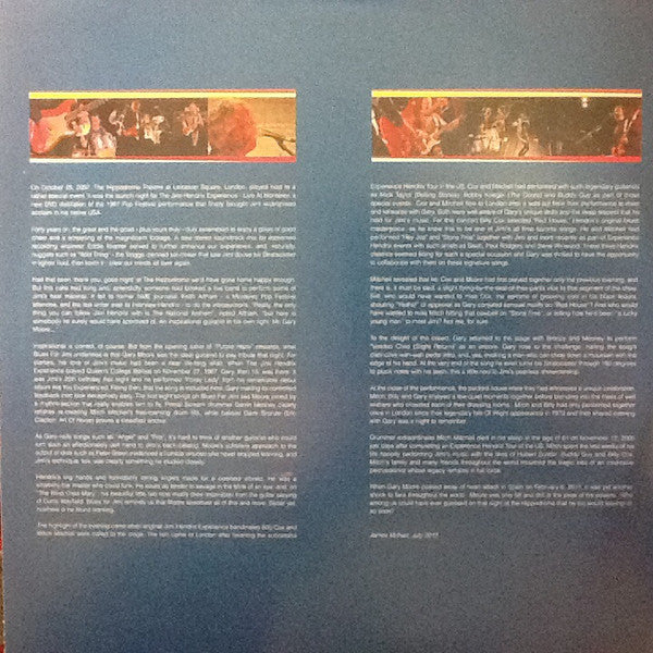 Gary Moore : Blues For Jimi (2xLP, Album)