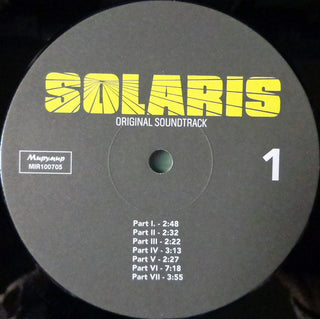 Эдуард Артемьев : Solaris (Original Soundtrack) (LP, Album, RE, RM, Gat)