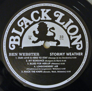 Ben Webster : Stormy Weather (LP, Comp, RE, 180)