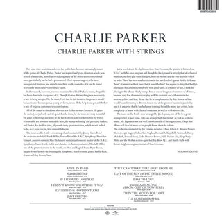 Charlie Parker With Strings : Charlie Parker With Strings (LP,Compilation,Reissue,Remastered,Stereo)