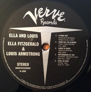 Ella Fitzgerald & Louis Armstrong : Ella And Louis (LP,Album,Reissue,Remastered)