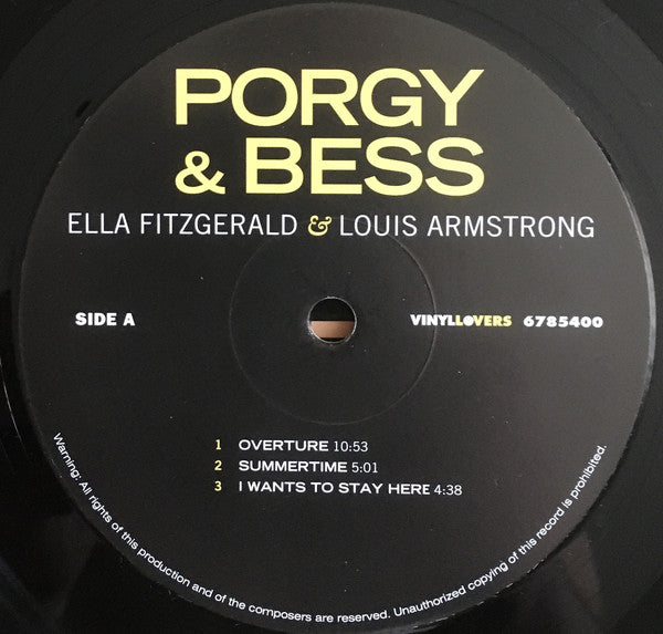 Ella Fitzgerald & Louis Armstrong : Porgy & Bess (2xLP, Album, Gat)