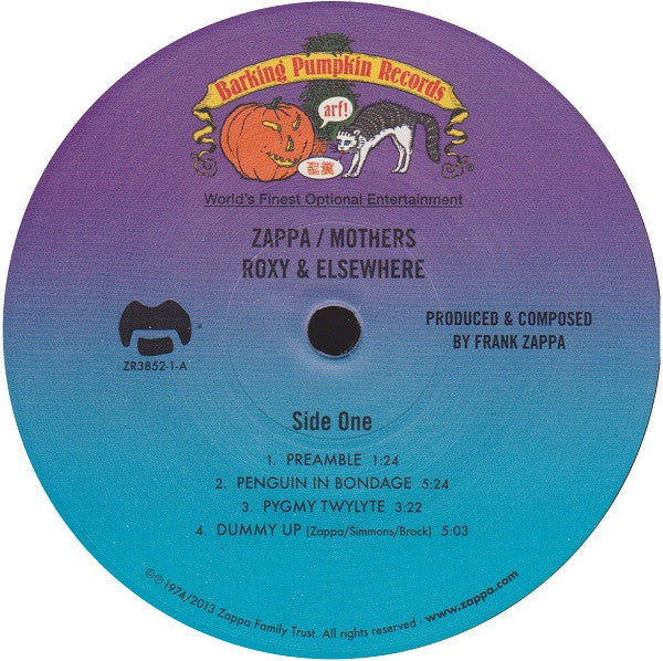 Frank Zappa / The Mothers : Roxy & Elsewhere (LP,Album,Reissue,Remastered)