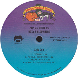 Frank Zappa / The Mothers : Roxy & Elsewhere (LP,Album,Reissue,Remastered)