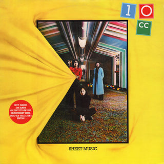 10cc : Sheet Music (LP, Album, RE, Yel)