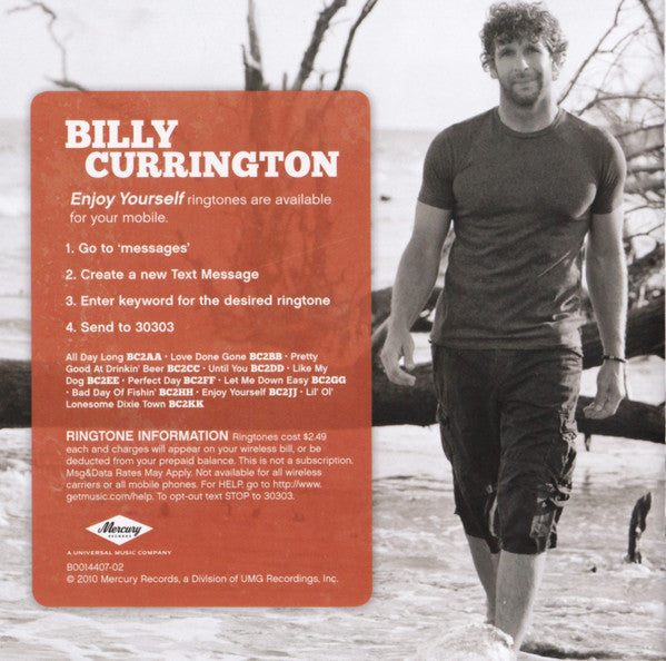 Billy Currington : Enjoy Yourself (CD, Album)