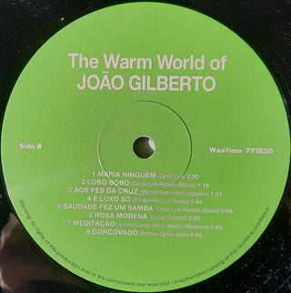 João Gilberto : The Warm World Of João Gilberto (LP,Compilation,Limited Edition,Reissue)