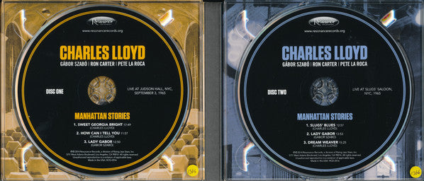 Charles Lloyd : Manhattan Stories (2xCD, Album)