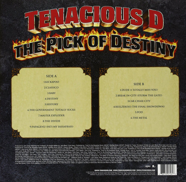 Tenacious D : The Pick Of Destiny (LP,Album,Reissue)