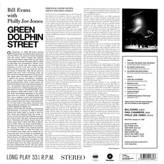 Bill Evans With "Philly" Joe Jones : Green Dolphin Street (LP,Album,Reissue,Remastered)