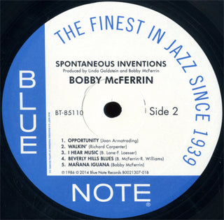 Bobby McFerrin : Spontaneous Inventions (LP,Album,Reissue)