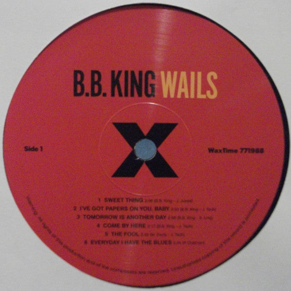 B.B. King Orchestra : B.B. King Wails (LP,Album,Reissue,Stereo)