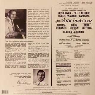 Henry Mancini : The Pink Panther (Music From The Film Score) (LP, Album, RE, Pin)