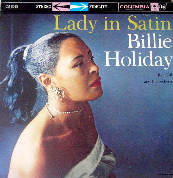 Billie Holiday With Ray Ellis And His Orchestra : Lady In Satin (LP, Album, RE)