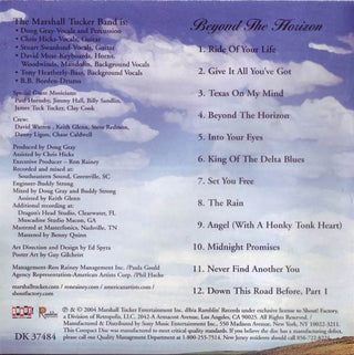 The Marshall Tucker Band : Beyond The Horizon (CD, Album)