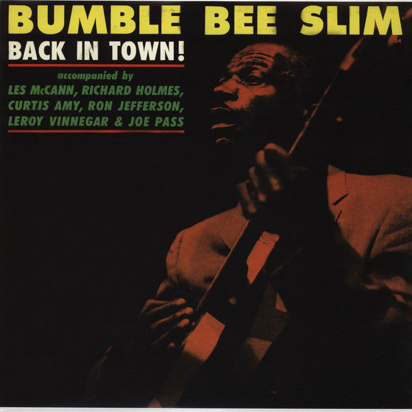 Bumble Bee Slim : Back In Town! (LP,Album,Reissue)