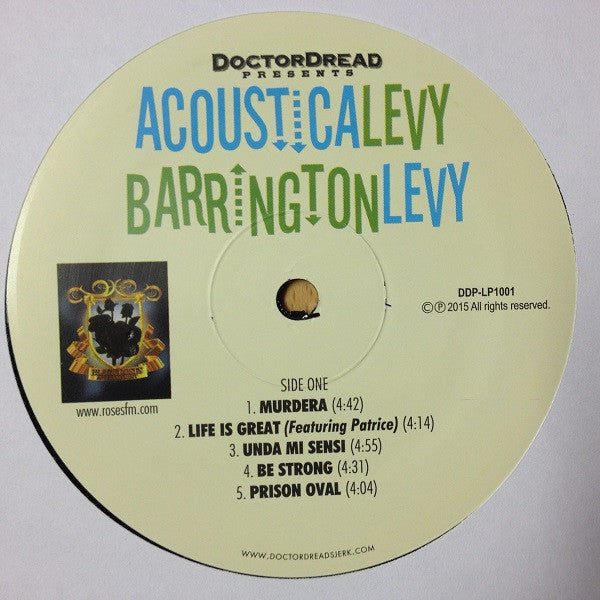 Barrington Levy : Acousticalevy (LP,Album,Limited Edition)