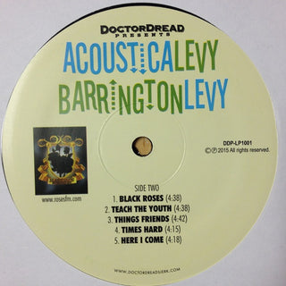 Barrington Levy : Acousticalevy (LP,Album,Limited Edition)