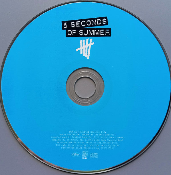 5 Seconds Of Summer : 5 Seconds Of Summer (CD, Album)