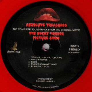 "The Rocky Horror Picture Show" Original Cast : The Rocky Horror Picture Show: Absolute Treasures (The Complete Soundtrack From The Original Movie) (2xLP, Album, RE, RM, Red)