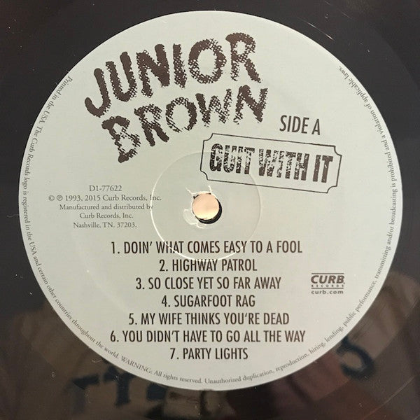 Junior Brown (2) : Guit With It (LP,Album,Reissue)