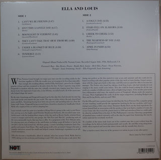 Ella Fitzgerald & Louis Armstrong : Ella And Louis (LP,Album,Reissue)