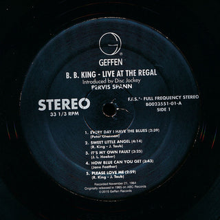 B.B. King : Live At The Regal (LP,Album,Reissue,Stereo)