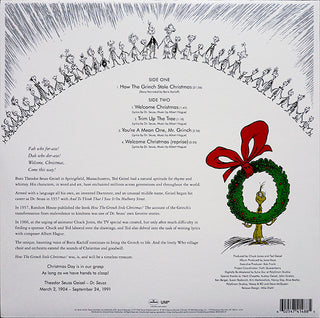 Dr. Seuss : How The Grinch Stole Christmas (LP, Album, RP, Gre)