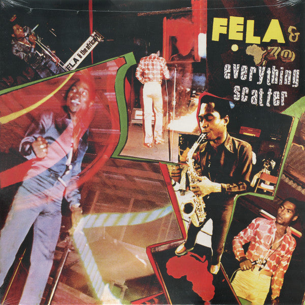 Fela Kuti & Africa 70 : Everything Scatter (LP,Album,Reissue)