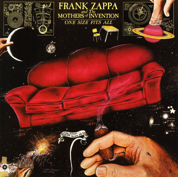 Frank Zappa And The Mothers : One Size Fits All (LP, Album, RE, RM, Gat)