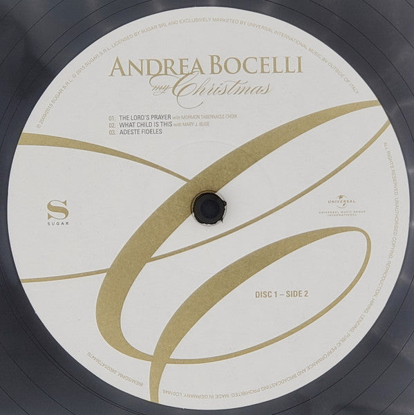 Andrea Bocelli : My Christmas (LP,Album,Remastered)