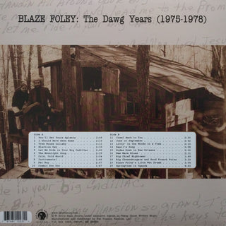 Blaze Foley : The Dawg Years (LP, Album, RE)