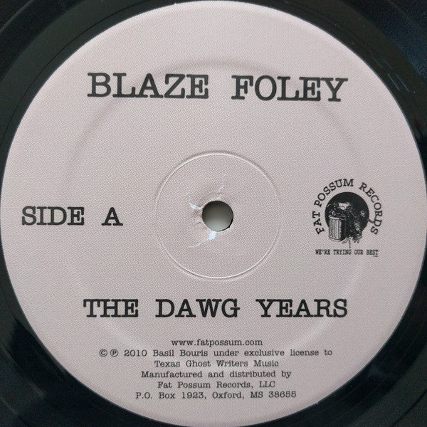 Blaze Foley : The Dawg Years (LP, Album, RE)