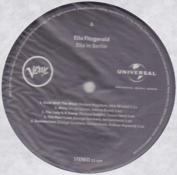 Ella Fitzgerald : Mack The Knife - Ella In Berlin (LP, Album, RE, 180)