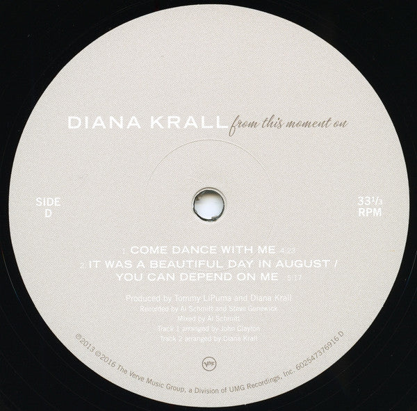 Diana Krall : From This Moment On (2xLP, Album, RE, 180)