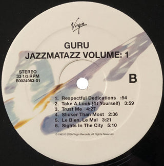 Guru : Jazzmatazz (Volume 1) (LP,Reissue)