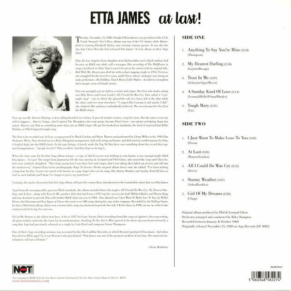 Etta James : At Last! (LP,Album,Reissue)