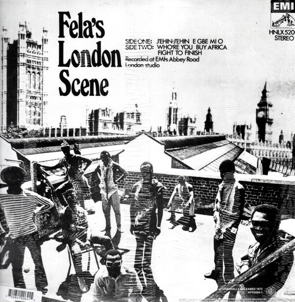 Fela Kuti And His Africa 70 : Fela's London Scene (LP,Album,Reissue)