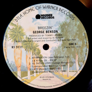 George Benson : Breezin' (LP, Album, RE)