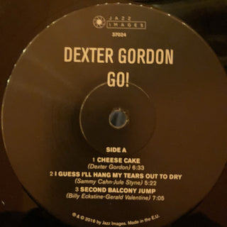 Dexter Gordon : Go! (LP, Album, Dlx, Ltd, RE, 180)