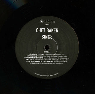 Chet Baker : Chet Baker Sings (LP,Album,Deluxe Edition,Limited Edition,Reissue)